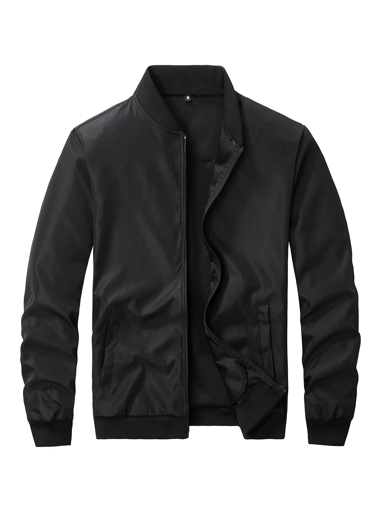 "Giacca nera leggera stile bomber minimal" All You Need