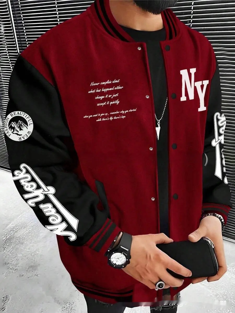 Giacca Uomo College Varsity – Stile Sportivo e Casual All You Need