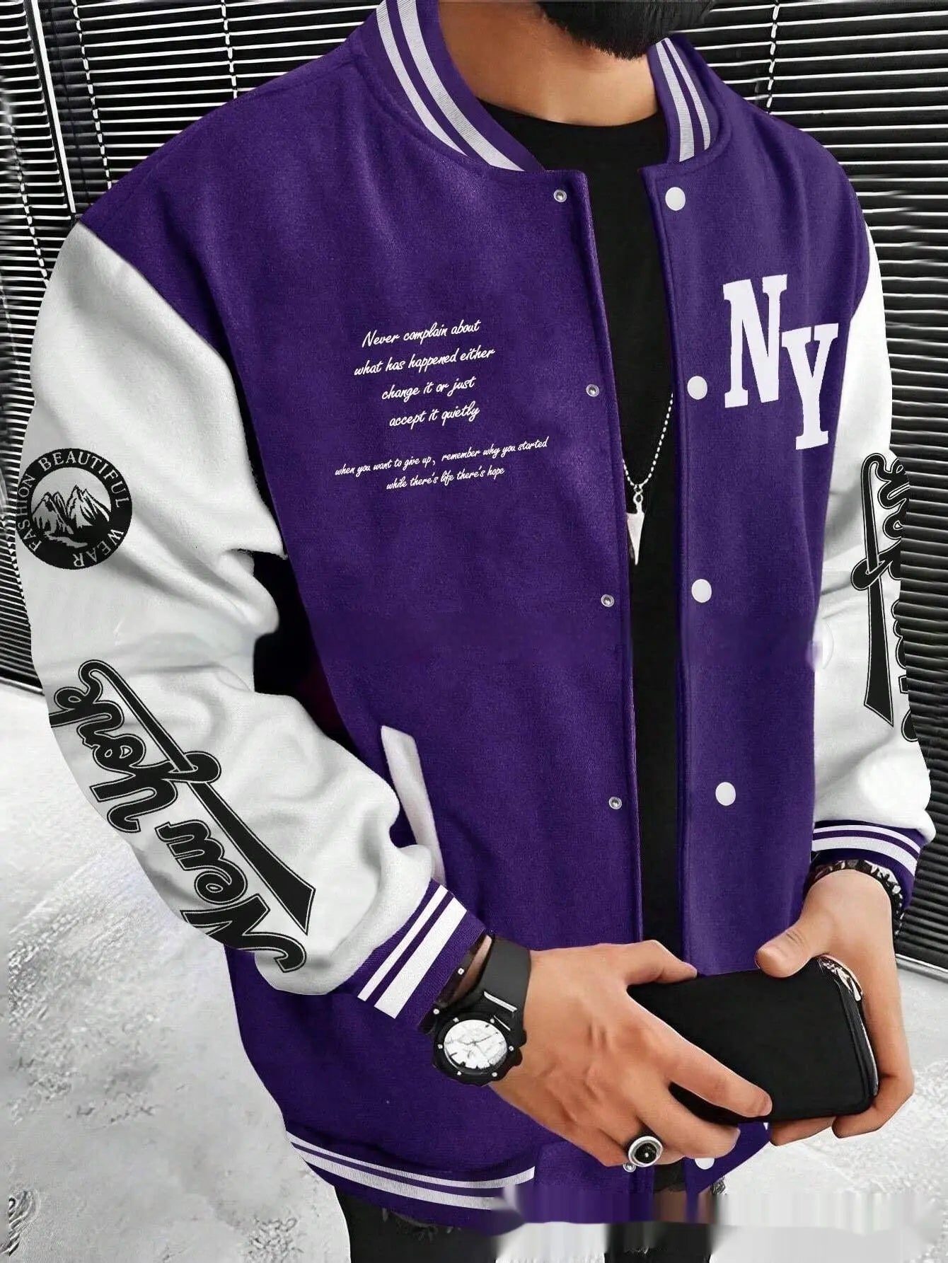 Giacca Uomo College Varsity – Stile Sportivo e Casual All You Need