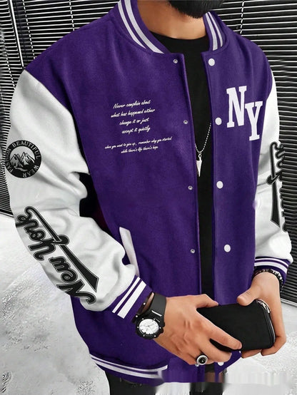 Giacca Uomo College Varsity – Stile Sportivo e Casual All You Need