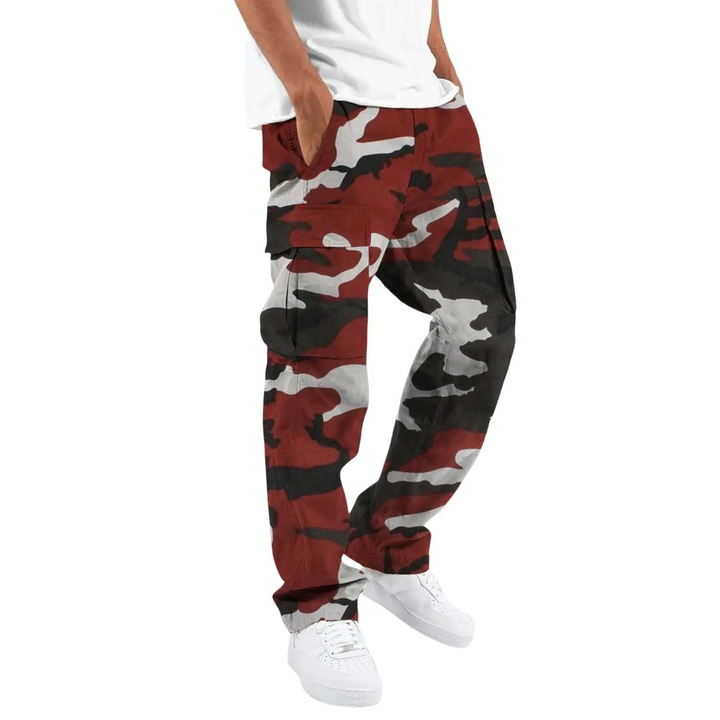 Men’s Outdoor Overalls – Camouflage Printed Straight-Leg Casual Pants - All You Need