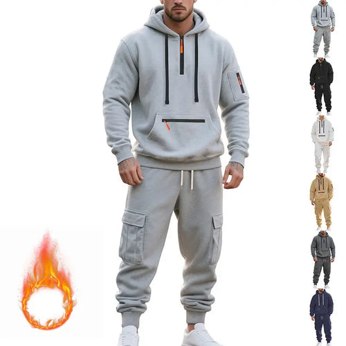 Set Uomo Sport & Leisure – Felpa con Cappuccio + Jogger Comodi All You Need