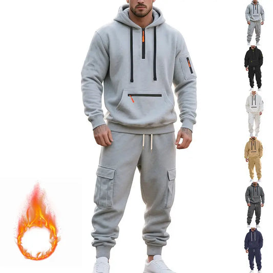 Set Uomo Sport & Leisure – Felpa con Cappuccio + Jogger Comodi All You Need