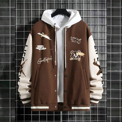 Giacca Baseball Uomo – Look High Street Oversize All You Need