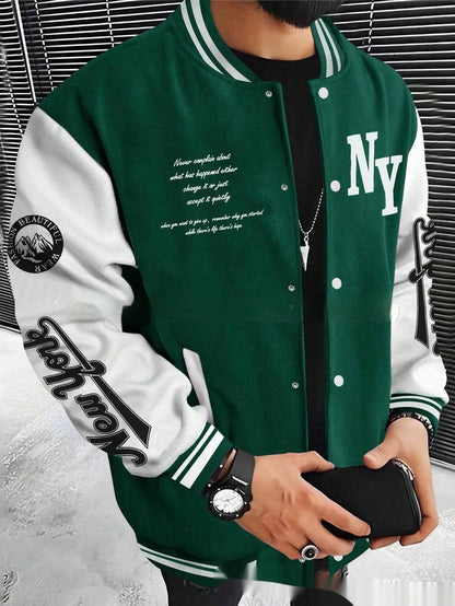 Giacca Uomo College Varsity – Stile Sportivo e Casual All You Need