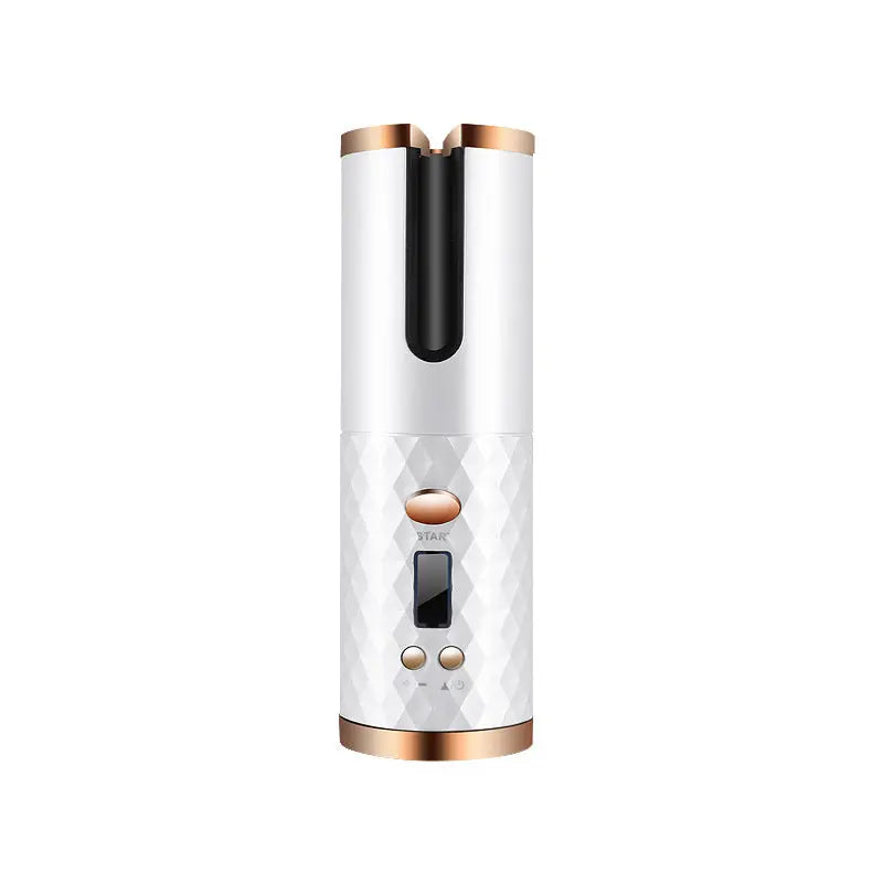 Rechargeable Automatic Hair Curler Women Portable Hair Curling Iron LCD Display Ceramic Curly Rotating Curling Wave Styer All You Need