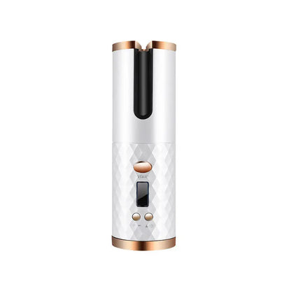 Rechargeable Automatic Hair Curler Women Portable Hair Curling Iron LCD Display Ceramic Curly Rotating Curling Wave Styer All You Need