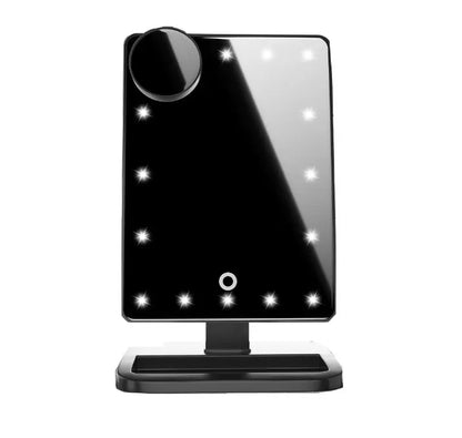 Touch Screen Makeup Mirror With 20 LED Light Bluetooth Music Speaker 10X Magnifying Mirrors Lights All You Need