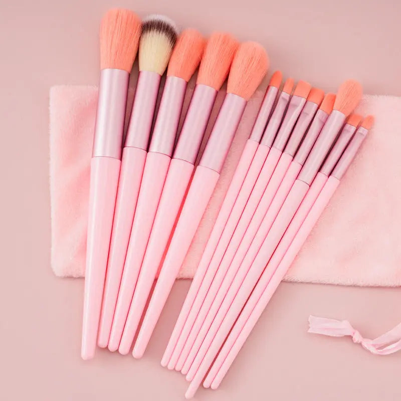 13Pcs Makeup Brush Set Make Up Concealer Brush Blush Powder Brush Eye Shadow Highlighter Foundation Brush Cosmetic Beauty Tools All You Need