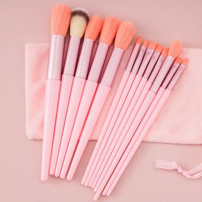 13Pcs Makeup Brush Set Make Up Concealer Brush Blush Powder Brush Eye Shadow Highlighter Foundation Brush Cosmetic Beauty Tools All You Need
