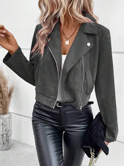 “Giacca Invernale Donna Slim-Fit – Stile Moderno con Zip Frontale” All You Need