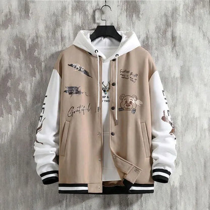 Giacca Baseball Uomo – Look High Street Oversize All You Need