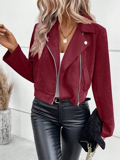 “Giacca Invernale Donna Slim-Fit – Stile Moderno con Zip Frontale” All You Need