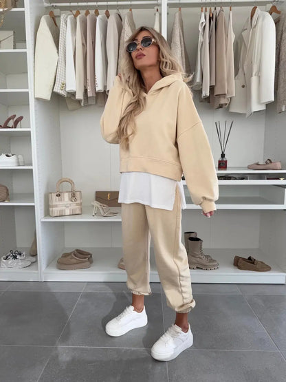 Fashion Women’s Tracksuit – Long Sleeve Hoodie Top with Jogger Pants - All You Need