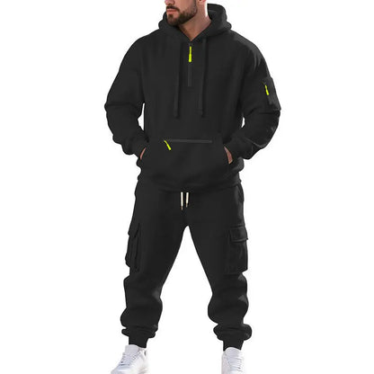 Set Uomo Sport & Leisure – Felpa con Cappuccio + Jogger Comodi All You Need