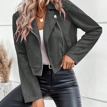 “Giacca Invernale Donna Slim-Fit – Stile Moderno con Zip Frontale” All You Need