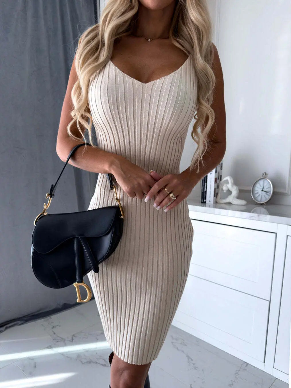 🌸 Set elegante donna – Top maniche lunghe e gonna aderente, outfit chic per ogni occasione null