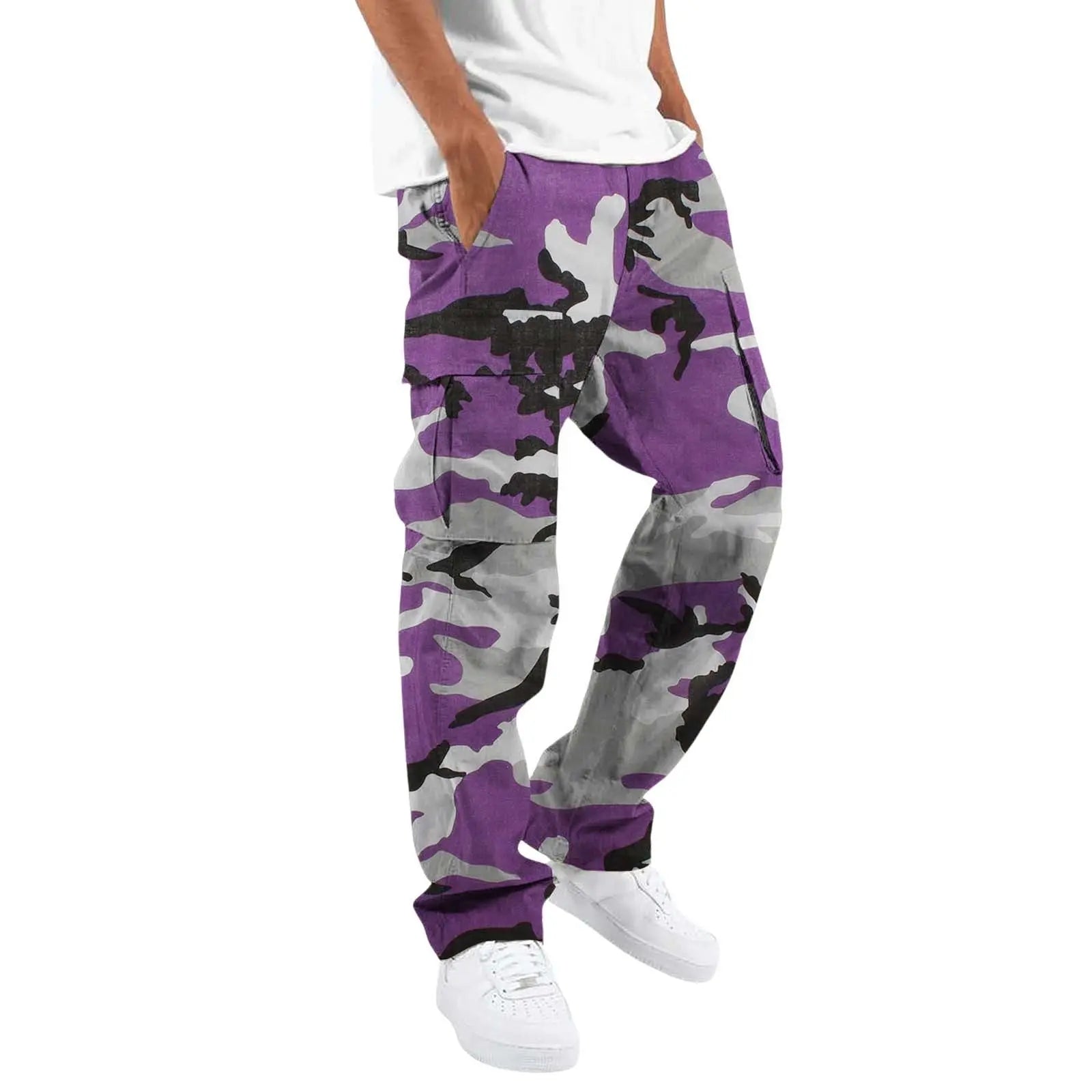 Men’s Outdoor Overalls – Camouflage Printed Straight-Leg Casual Pants - All You Need