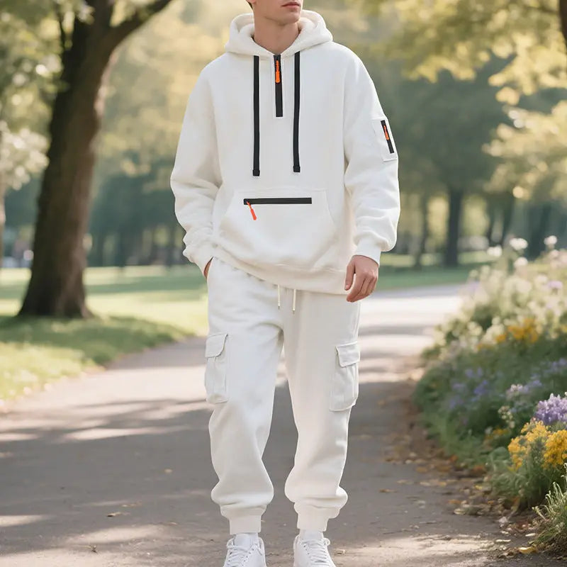 Set Uomo Sport & Leisure – Felpa con Cappuccio + Jogger Comodi All You Need