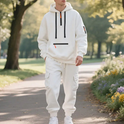 Set Uomo Sport & Leisure – Felpa con Cappuccio + Jogger Comodi All You Need