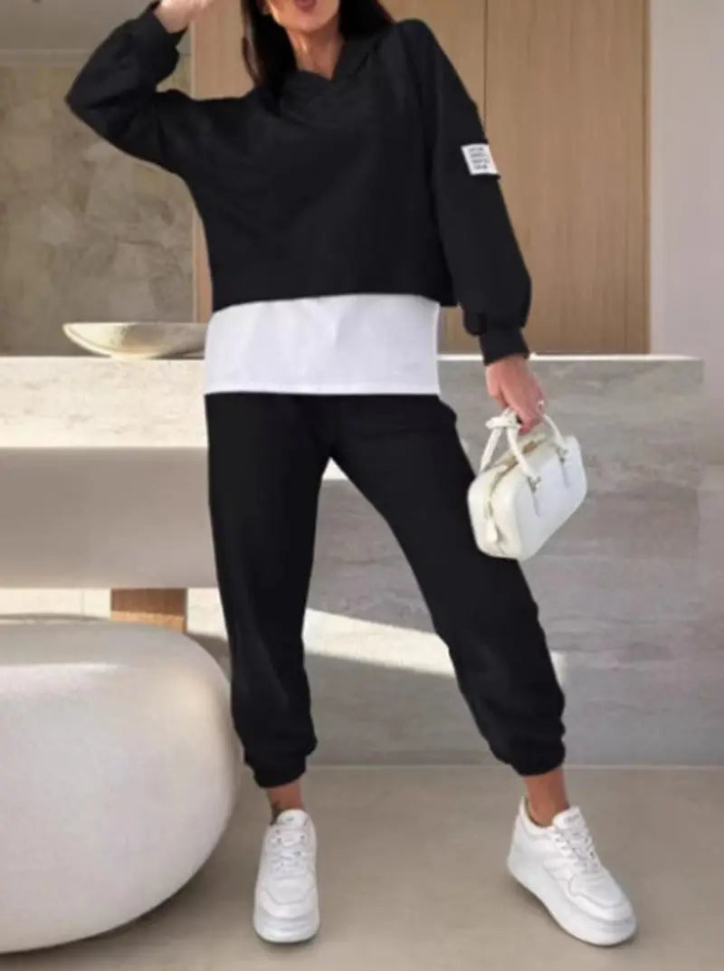 Fashion Women’s Tracksuit – Long Sleeve Hoodie Top with Jogger Pants - All You Need