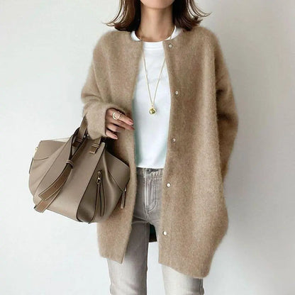 Women’s Knitted Cardigan – Casual Single-Breasted Outerwear for Spring/Autumn - All You Need