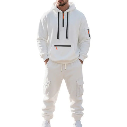 Set Uomo Sport & Leisure – Felpa con Cappuccio + Jogger Comodi All You Need