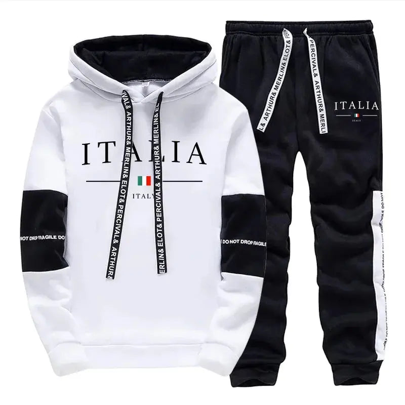 "Completo sportivo Italia: felpa e pantaloni coordinati" All You Need
