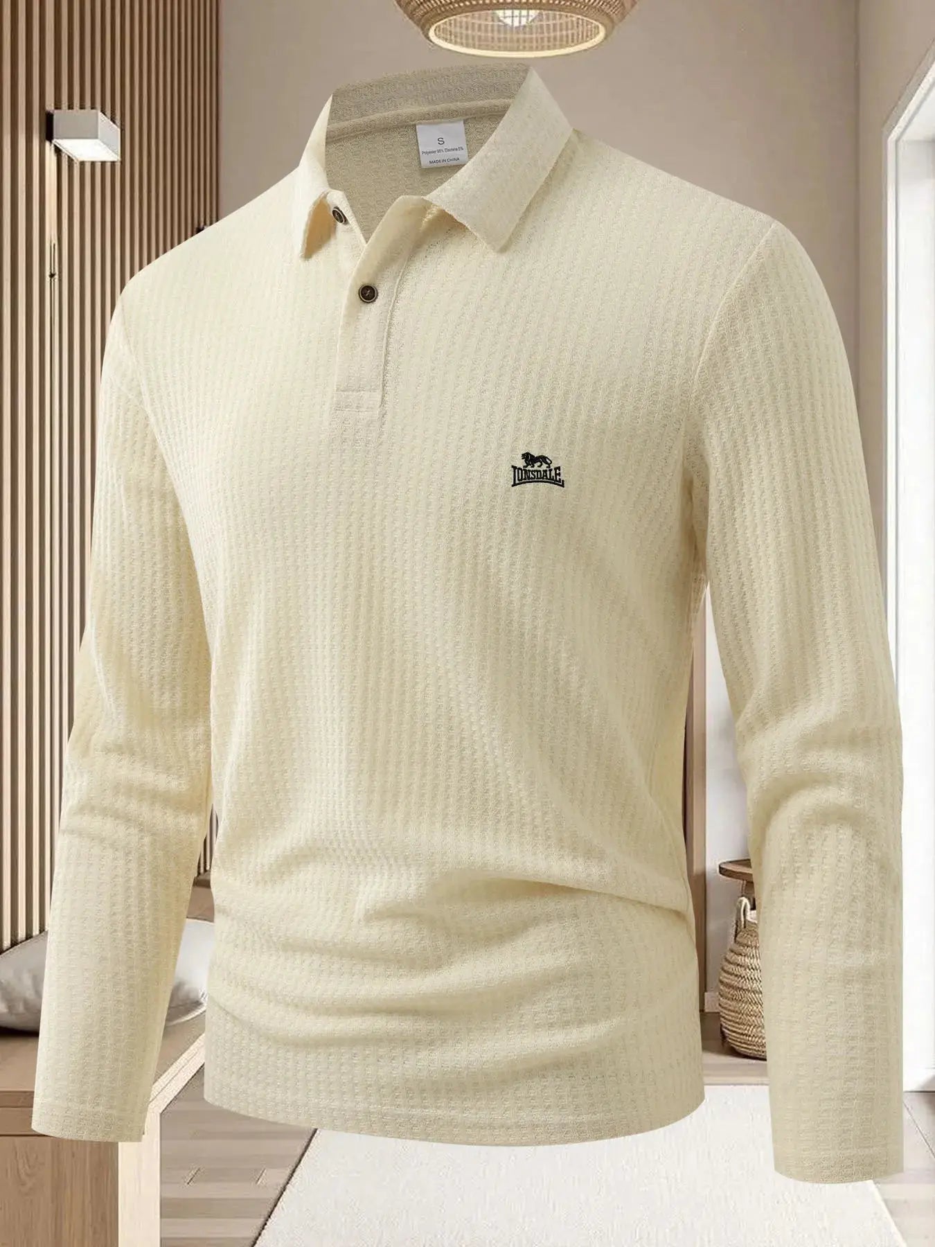 “LONSDALE Polo Uomo Manica Lunga – Casual, Elasticizzata in Poliestere & Spandex, Primavera/Autunno” All You Need