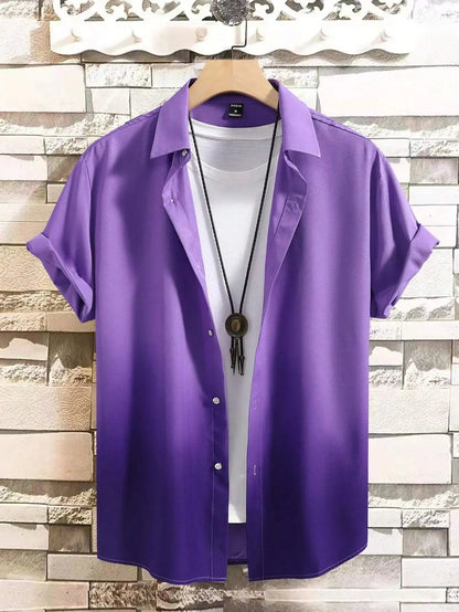 "Camicia sfumata- t-shirt bianca interna" All You Need