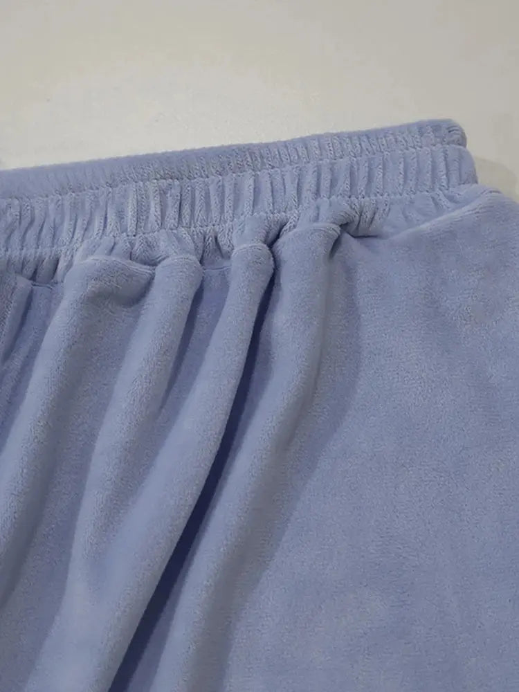 "Completo sportivo Donna celeste con zip e vita elasticizzata" All You Need