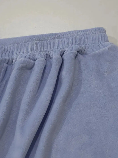 "Completo sportivo Donna celeste con zip e vita elasticizzata" All You Need