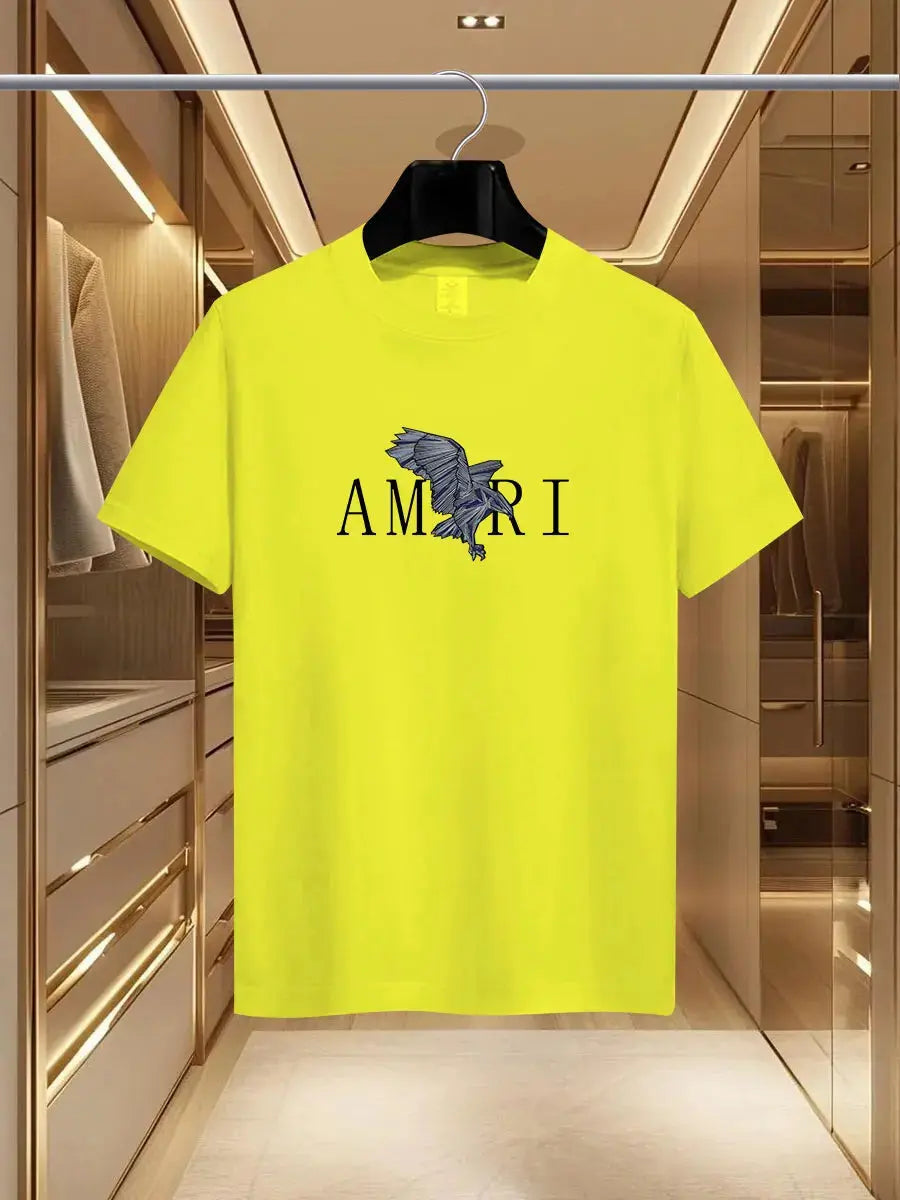 “T-shirt Uomo Casual in Cotone – Leggera, Traspirante con Stampa, Primavera/Estate” All You Need