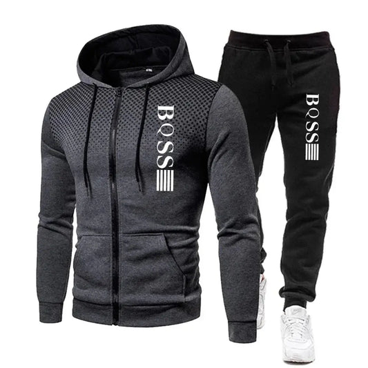 "Completo sportivo nero BOSS con felpa e pantaloni coordinati" All You Need