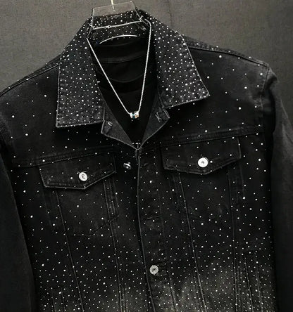 "Completo giacca e pantalone nero sfumato con dettagli glitter" ✨ All You Need
