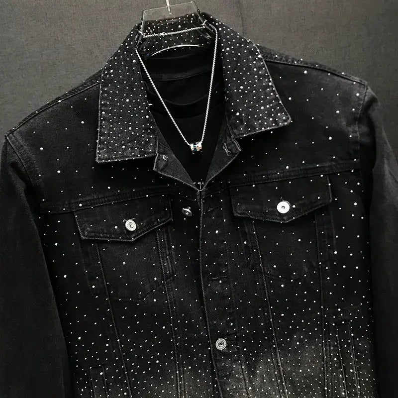 "Completo giacca e pantalone nero sfumato con dettagli glitter" ✨ All You Need
