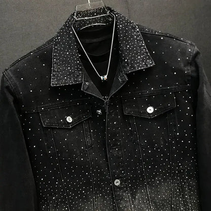 "Completo giacca e pantalone nero sfumato con dettagli glitter" ✨ All You Need