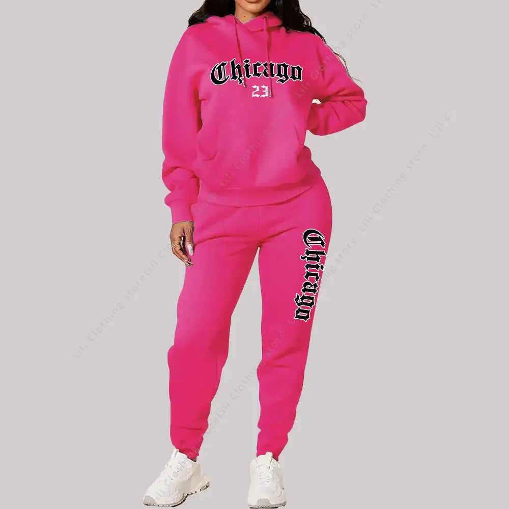 Completo Donna 2 Pezzi Streetwear in Pile con Cappuccio – Autunno/Inverno 2025 All You Need