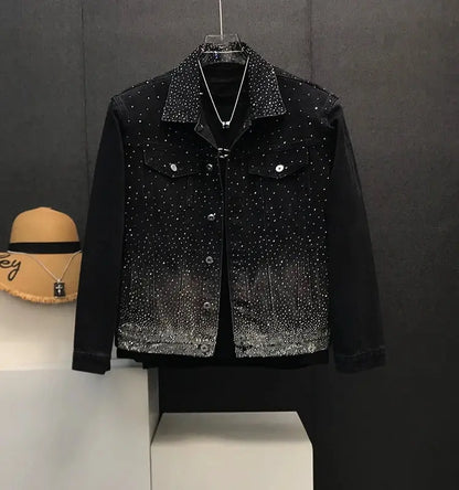 "Completo giacca e pantalone nero sfumato con dettagli glitter" ✨ All You Need