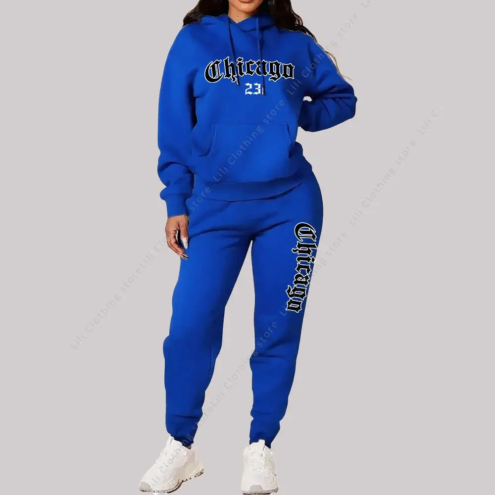 Completo Donna 2 Pezzi Streetwear in Pile con Cappuccio – Autunno/Inverno 2025 All You Need