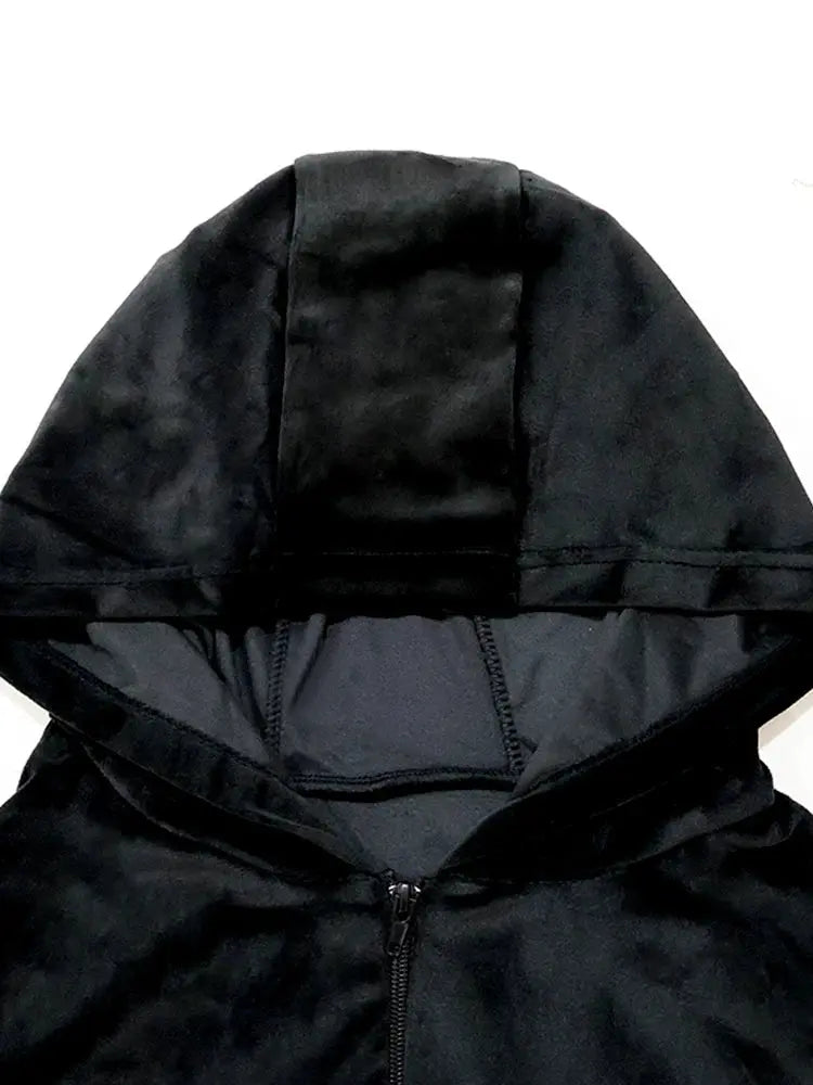"Completo sportivo Donna celeste con zip e vita elasticizzata" All You Need