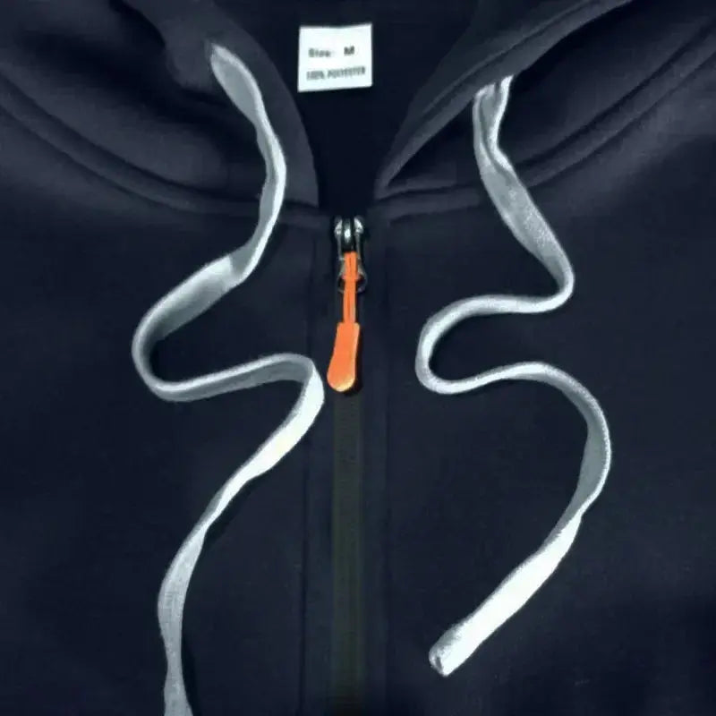 “Completo Sportivo Uomo 2025 – Felpa con Zip Multi-Tasche + Pantaloni Coordinati, Primavera/Autunno” All You Need