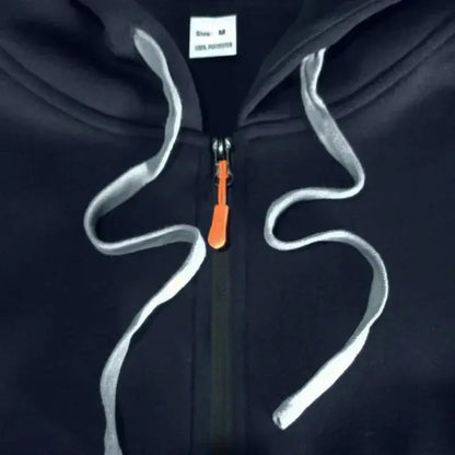 “Completo Sportivo Uomo 2025 – Felpa con Zip Multi-Tasche + Pantaloni Coordinati, Primavera/Autunno” All You Need