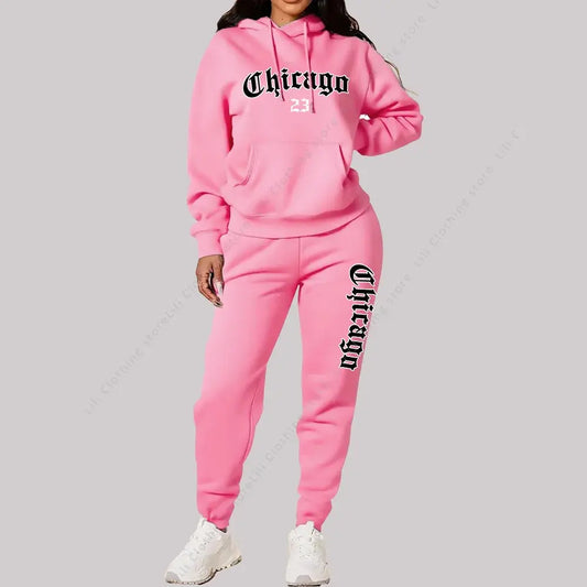 Completo Donna 2 Pezzi Streetwear in Pile con Cappuccio – Autunno/Inverno 2025 All You Need