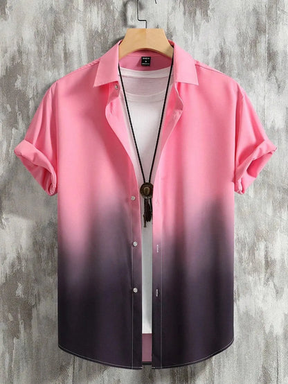 "Camicia sfumata- t-shirt bianca interna" All You Need