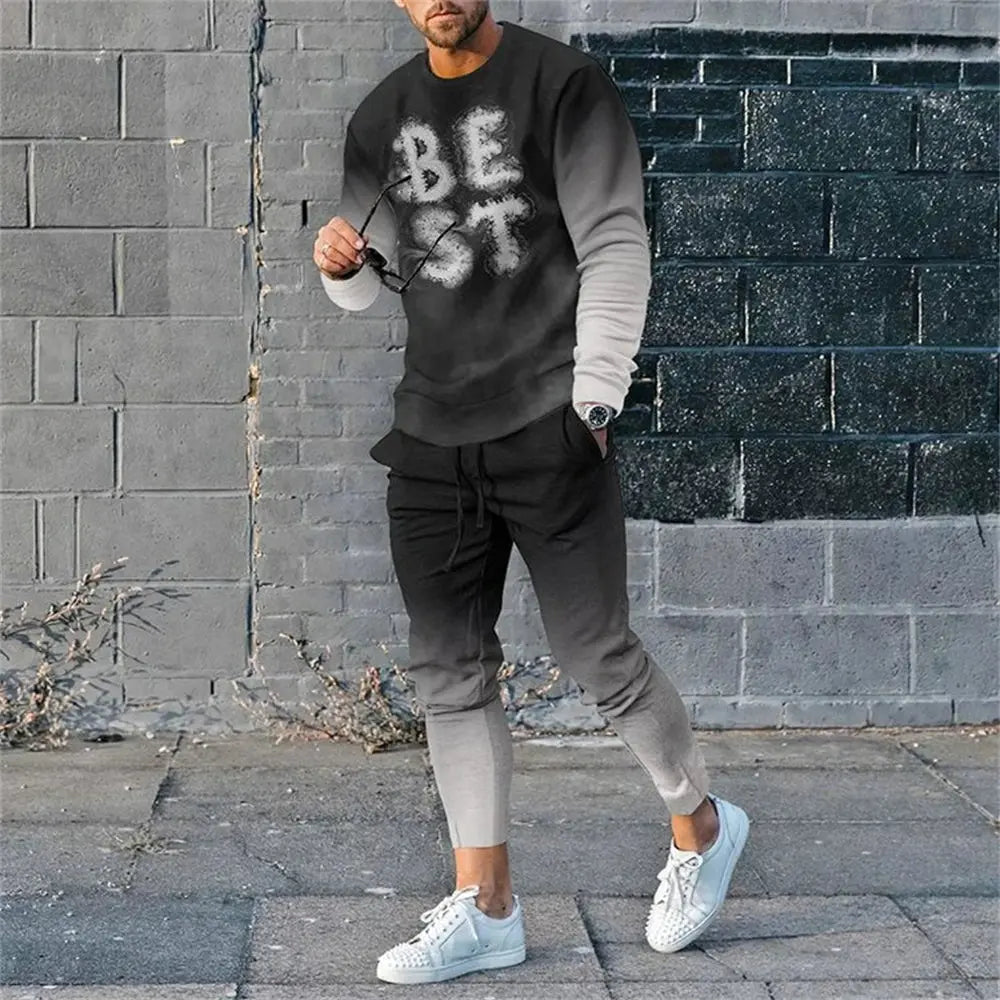 "Outfit casual uomo con maglia Union Jack e pantaloni neri" All You Need