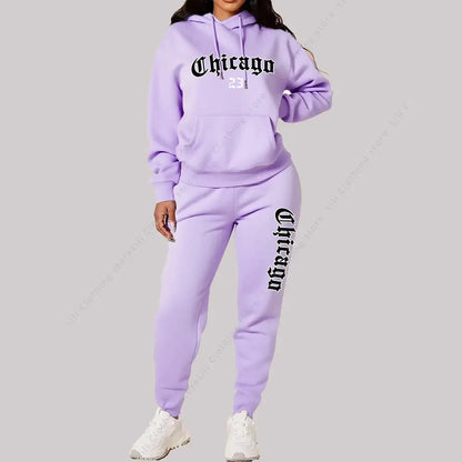 Completo Donna 2 Pezzi Streetwear in Pile con Cappuccio – Autunno/Inverno 2025 All You Need