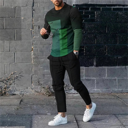 "Outfit casual uomo con maglia Union Jack e pantaloni neri" All You Need