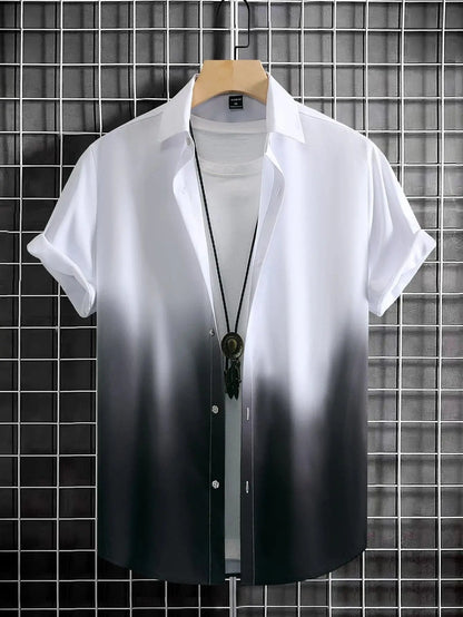 "Camicia sfumata- t-shirt bianca interna" All You Need