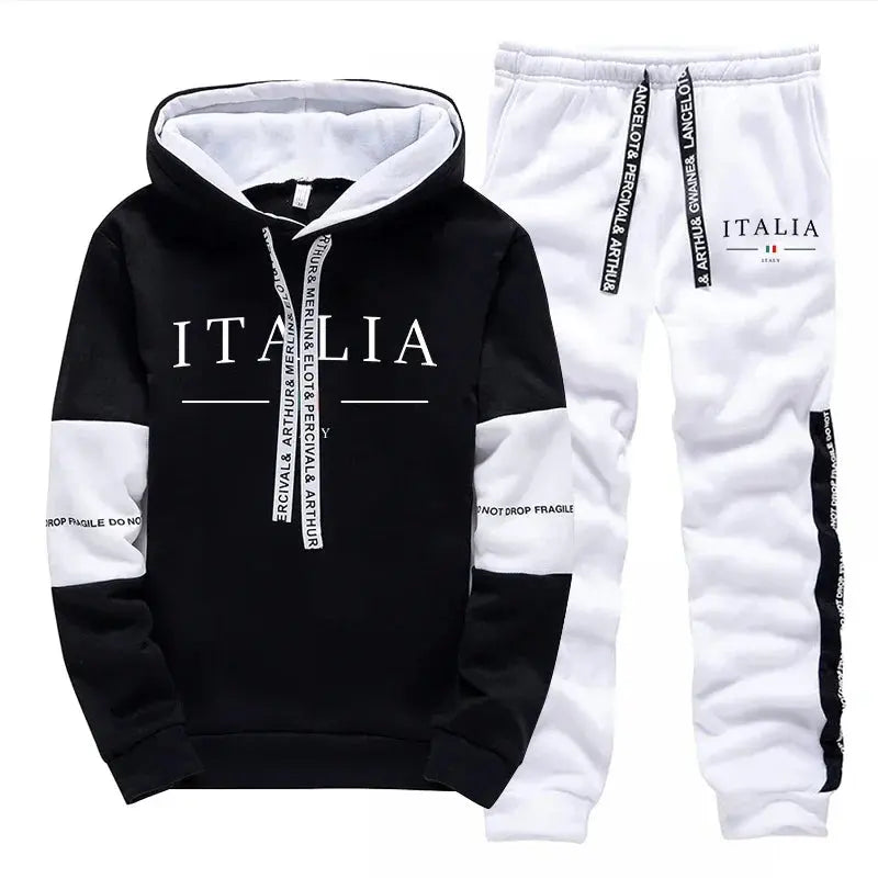 "Completo sportivo Italia: felpa e pantaloni coordinati" All You Need